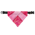 Breast Cancer Awareness Ribbon Print Over The Collar Dog Bandana