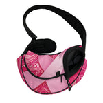 Breast Cancer Awareness Ribbon Print Pet Sling Carrier