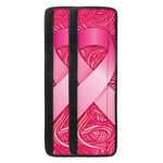 Breast Cancer Awareness Ribbon Print Refrigerator Handle Covers