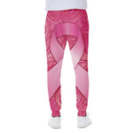 Breast Cancer Awareness Ribbon Print Scuba Joggers