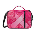 Breast Cancer Awareness Ribbon Print Shoulder Strap Bible Bag