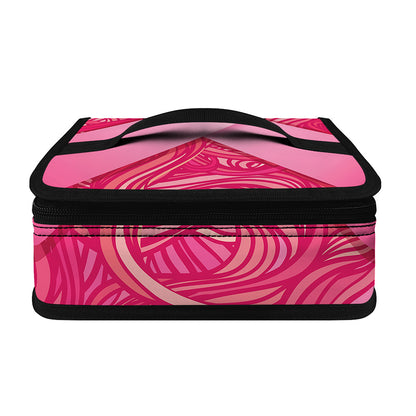 Breast Cancer Awareness Ribbon Print Small Lunch Bag