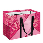 Breast Cancer Awareness Ribbon Print Utility Tote Bag