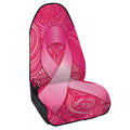 Breast Cancer Awareness Ribbon Print Waterproof Car Seat Cover