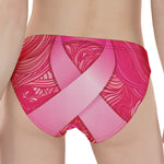 Breast Cancer Awareness Ribbon Print Women's Panties