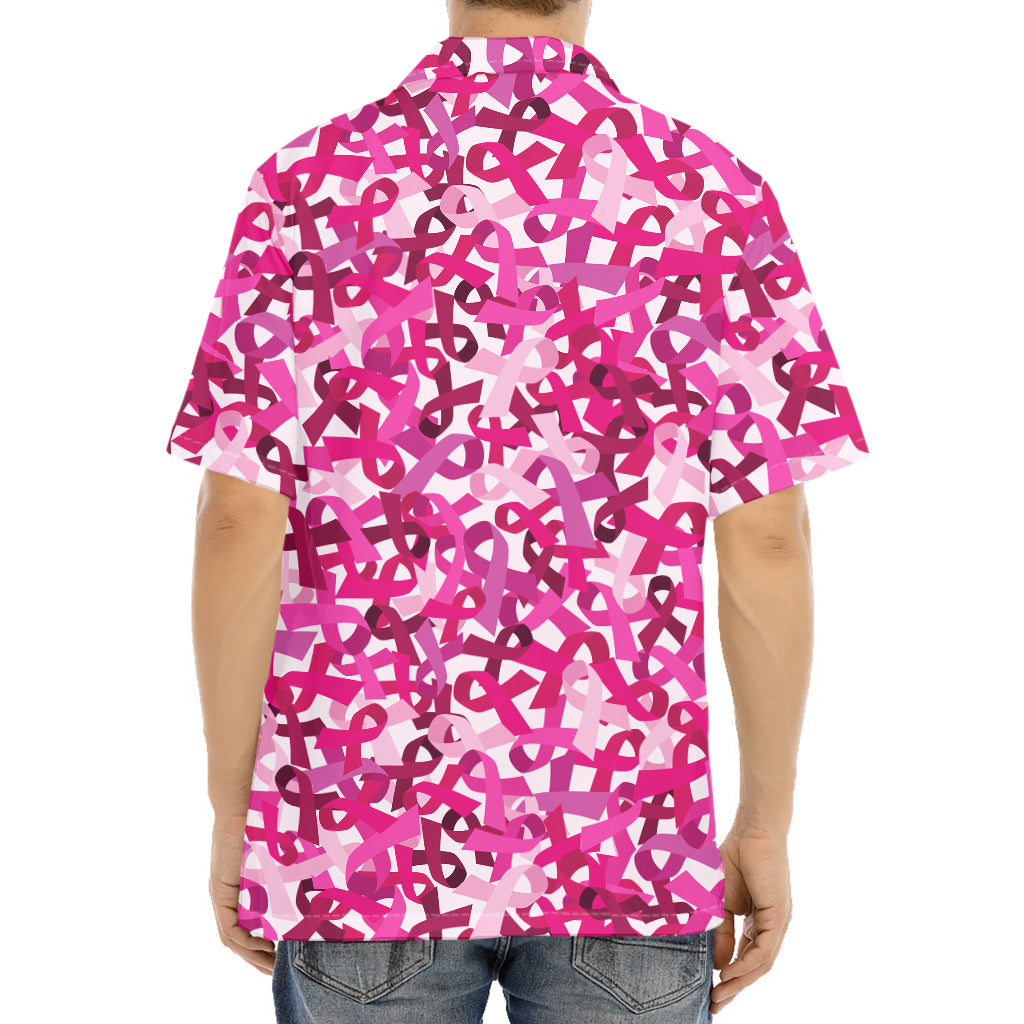 Breast Cancer Awareness Symbol Print Aloha Shirt