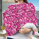 Breast Cancer Awareness Symbol Print Baby Seat Cover