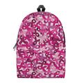 Breast Cancer Awareness Symbol Print School Backpack