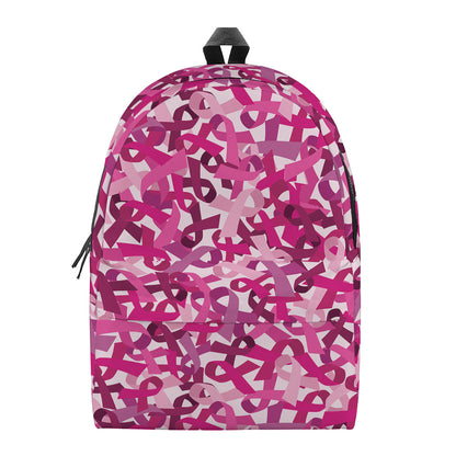Breast Cancer Awareness Symbol Print Backpack