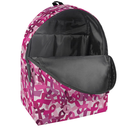 Breast Cancer Awareness Symbol Print Backpack