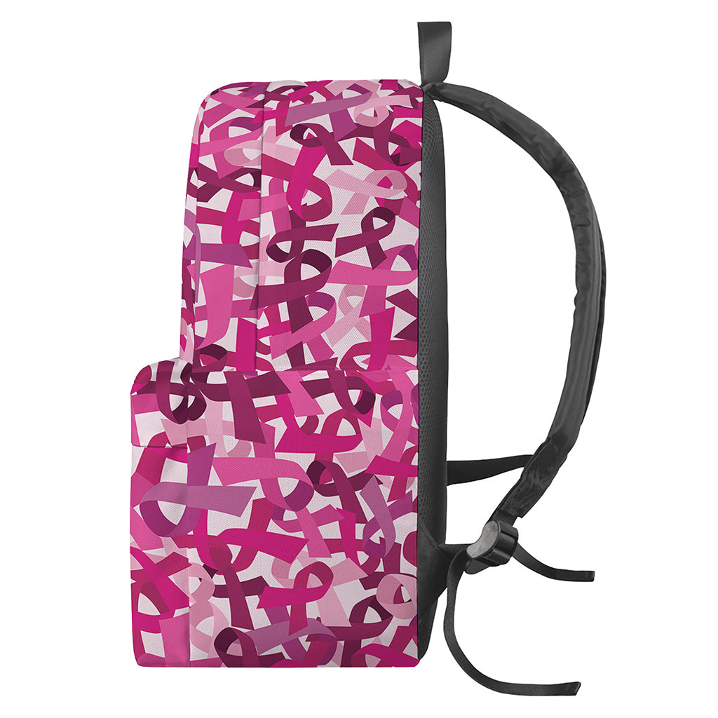 Breast Cancer Awareness Symbol Print Backpack