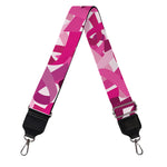 Breast Cancer Awareness Symbol Print Bag Strap
