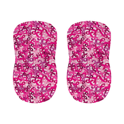 Breast Cancer Awareness Symbol Print Bar Stool Covers
