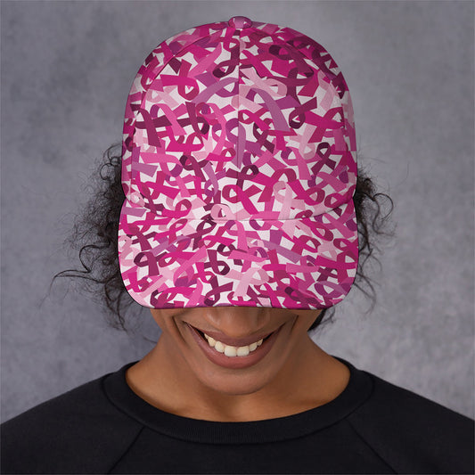 Breast Cancer Awareness Symbol Print Baseball Cap