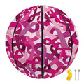 Breast Cancer Awareness Symbol Print Basketball
