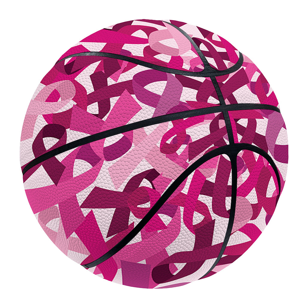 Breast Cancer Awareness Symbol Print Basketball