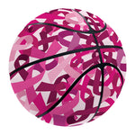 Breast Cancer Awareness Symbol Print Basketball