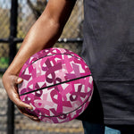 Breast Cancer Awareness Symbol Print Basketball