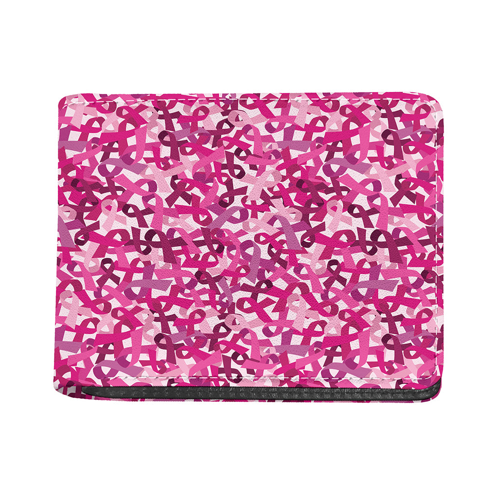 Breast Cancer Awareness Symbol Print Bifold Wallet