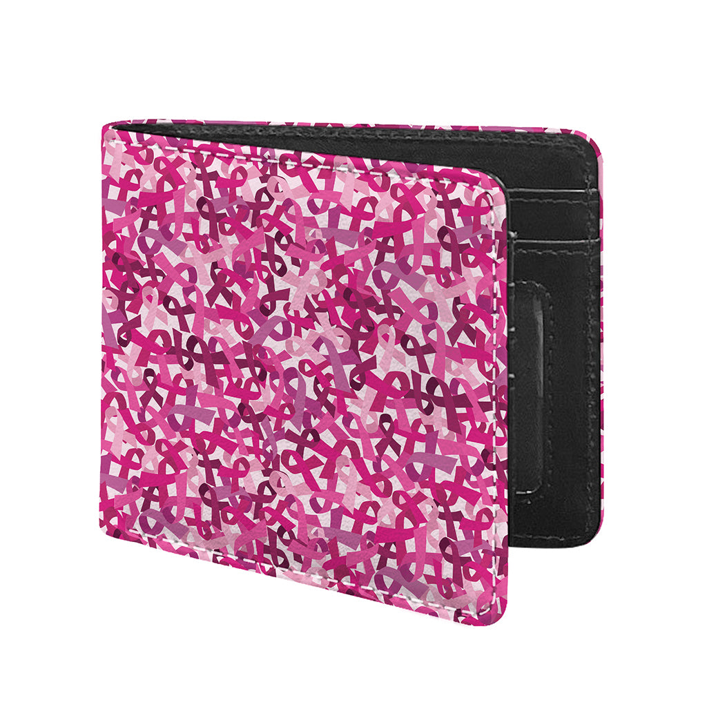 Breast Cancer Awareness Symbol Print Bifold Wallet