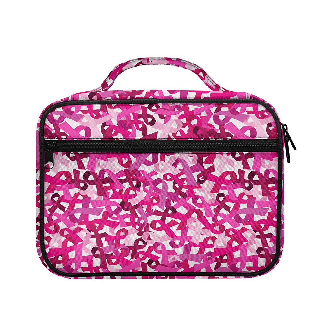Breast Cancer Awareness Symbol Print Briefcase Bible Bag