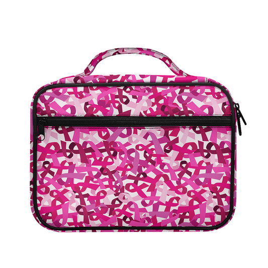 Breast Cancer Awareness Symbol Print Briefcase Bible Bag