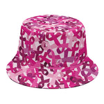 Breast Cancer Awareness Symbol Print Bucket Hat