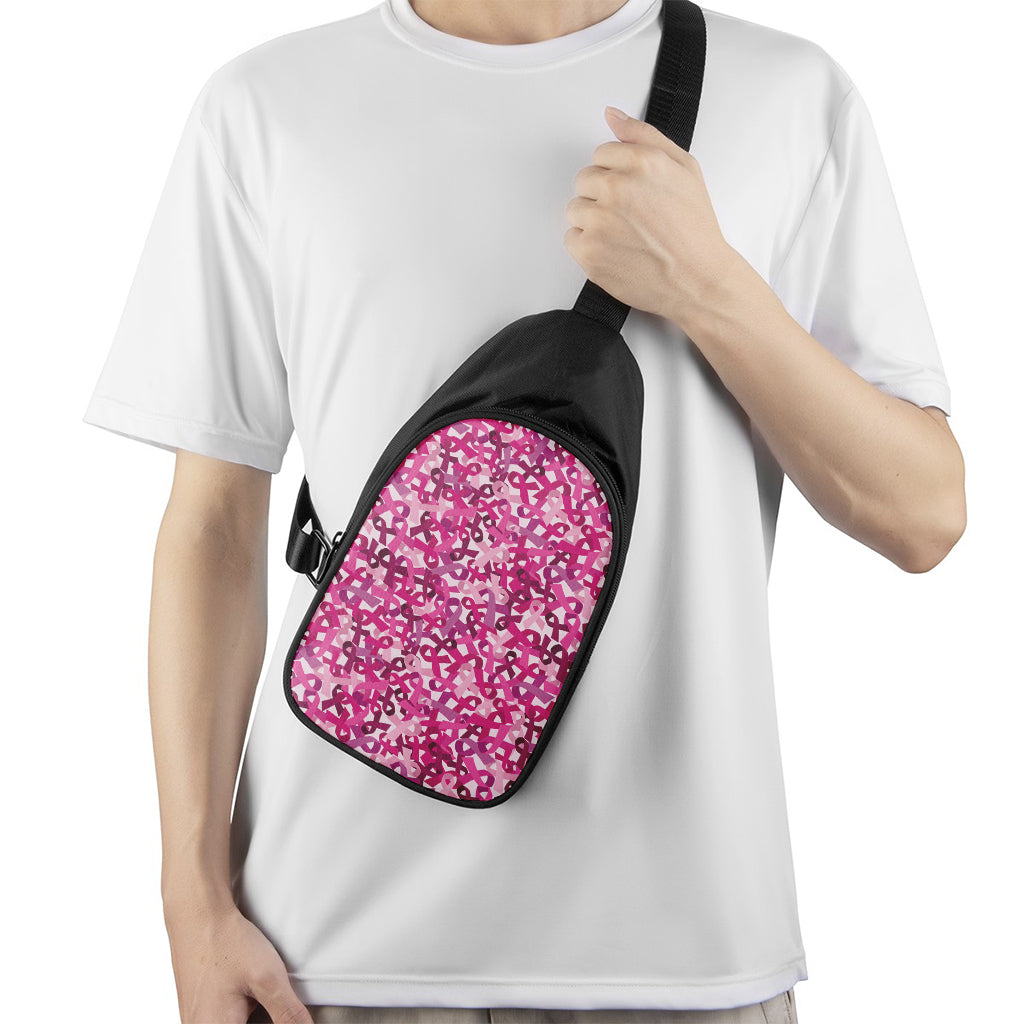 Breast Cancer Awareness Symbol Print Chest Bag