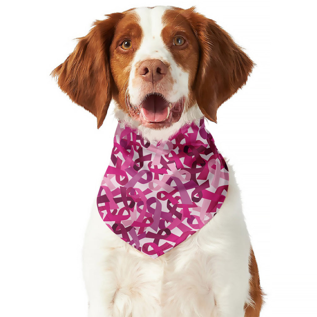 Breast Cancer Awareness Symbol Print Dog Bandana