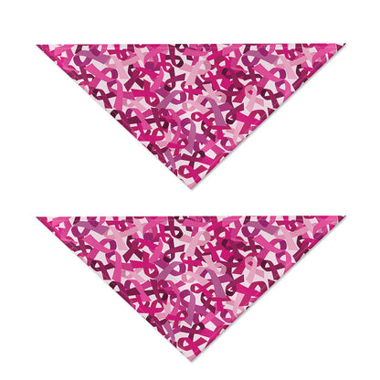 Breast Cancer Awareness Symbol Print Dog Bandana