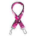 Breast Cancer Awareness Symbol Print Dog Seat Belt