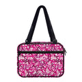 Breast Cancer Awareness Symbol Print Double Strap Bible Bag