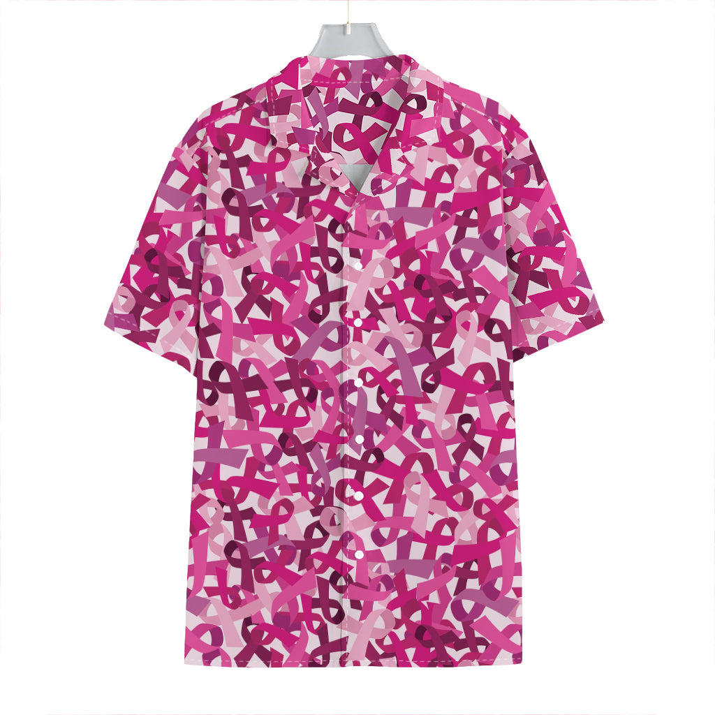 Breast Cancer Awareness Symbol Print Hawaiian Shirt
