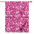Breast Cancer Awareness Symbol Print House Flag