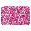 Breast Cancer Awareness Symbol Print Indoor Door Mat