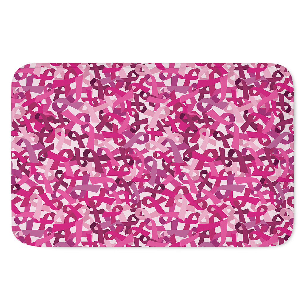 Breast Cancer Awareness Symbol Print Indoor Door Mat