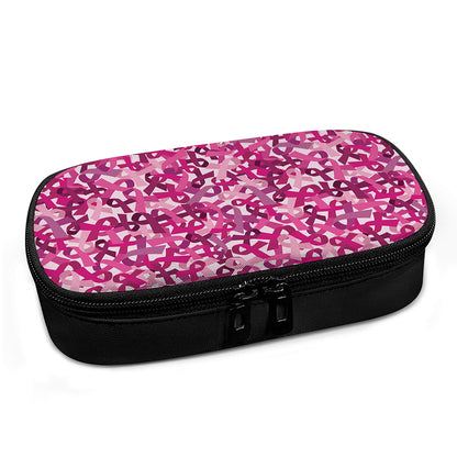 Breast Cancer Awareness Symbol Print Insulin Cooler Travel Case