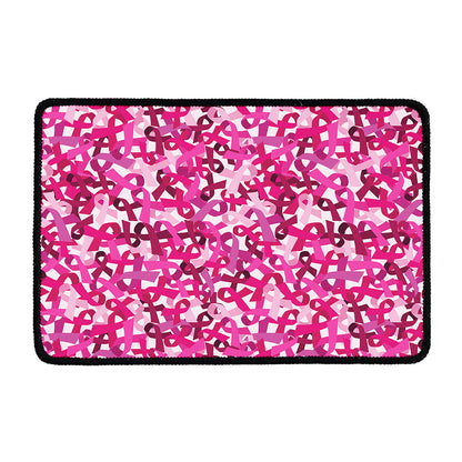 Breast Cancer Awareness Symbol Print Kitchen Mat