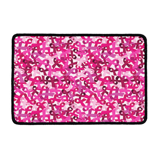 Breast Cancer Awareness Symbol Print Kitchen Mat