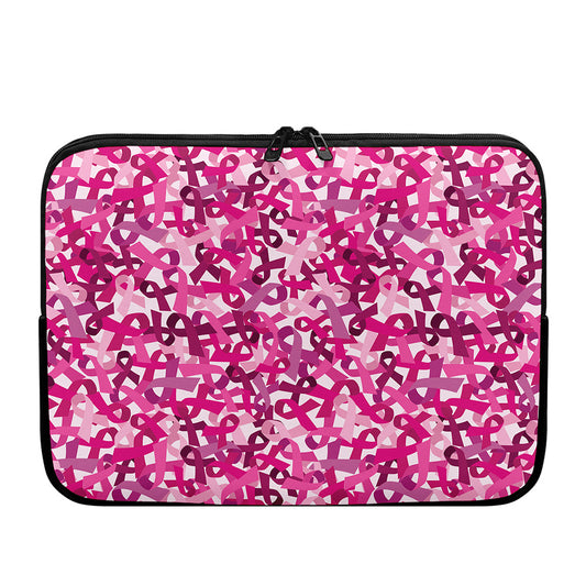 Breast Cancer Awareness Symbol Print Laptop Sleeve
