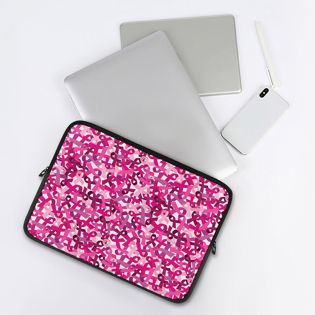 Breast Cancer Awareness Symbol Print Laptop Sleeve