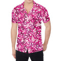 Breast Cancer Awareness Symbol Print Men's Shirt