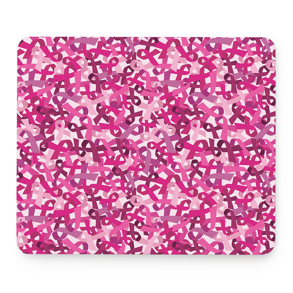 Breast Cancer Awareness Symbol Print Mouse Pad