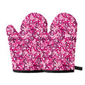 Breast Cancer Awareness Symbol Print Oven Mitts