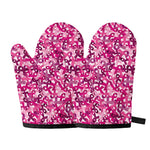 Breast Cancer Awareness Symbol Print Oven Mitts