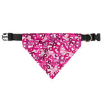 Breast Cancer Awareness Symbol Print Over The Collar Dog Bandana