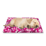 Breast Cancer Awareness Symbol Print Pet Cooling Mat Cover