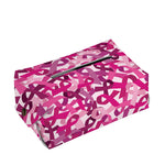 Breast Cancer Awareness Symbol Print Rectangle Tissue Box Cover