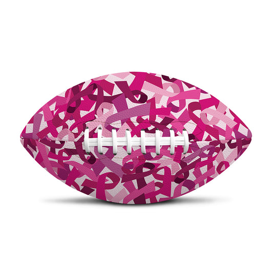 Breast Cancer Awareness Symbol Print Rugby Ball