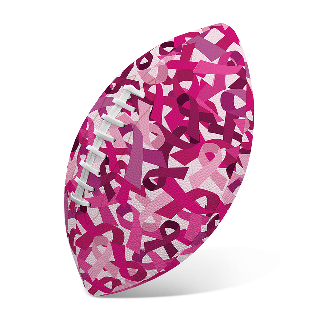 Breast Cancer Awareness Symbol Print Rugby Ball